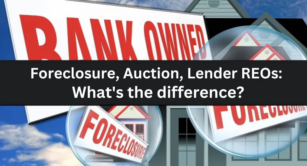 Lender REOs, Foreclosures